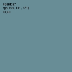 #688D97 - Hoki Color Image