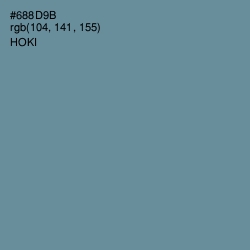 #688D9B - Hoki Color Image