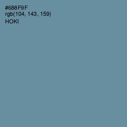 #688F9F - Hoki Color Image