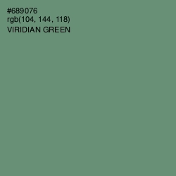 #689076 - Viridian Green Color Image