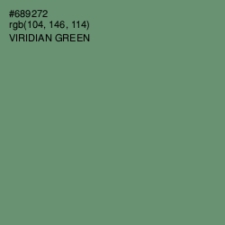 #689272 - Viridian Green Color Image