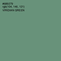#689279 - Viridian Green Color Image