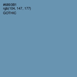 #6893B1 - Gothic Color Image