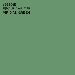 #68956E - Viridian Green Color Image