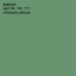 #68956F - Viridian Green Color Image