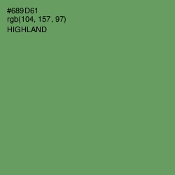 #689D61 - Highland Color Image