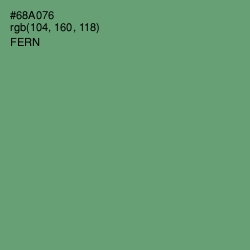 #68A076 - Fern Color Image