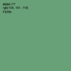 #68A177 - Fern Color Image