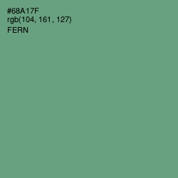 #68A17F - Fern Color Image