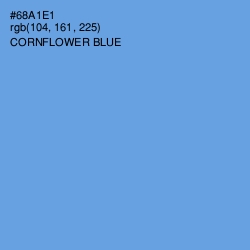 #68A1E1 - Cornflower Blue Color Image