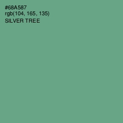#68A587 - Silver Tree Color Image