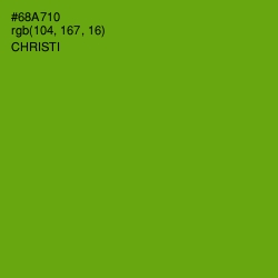 #68A710 - Christi Color Image