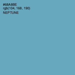 #68A8BE - Neptune Color Image