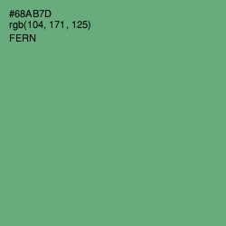 #68AB7D - Fern Color Image