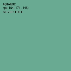 #68AB92 - Silver Tree Color Image