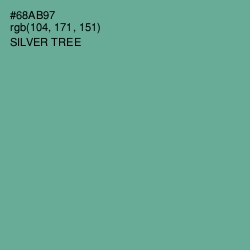#68AB97 - Silver Tree Color Image