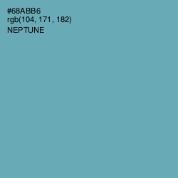 #68ABB6 - Neptune Color Image