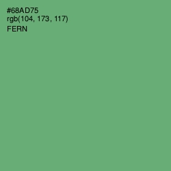 #68AD75 - Fern Color Image