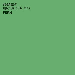 #68AE6F - Fern Color Image