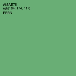 #68AE75 - Fern Color Image