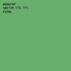 #68AF6F - Fern Color Image