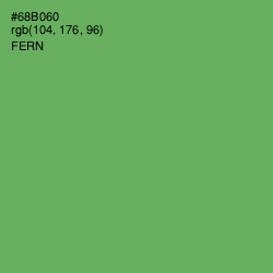 #68B060 - Fern Color Image