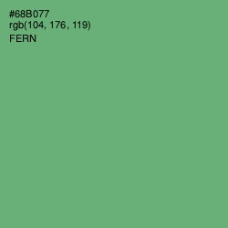 #68B077 - Fern Color Image