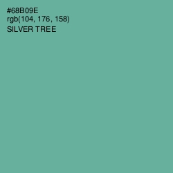 #68B09E - Silver Tree Color Image