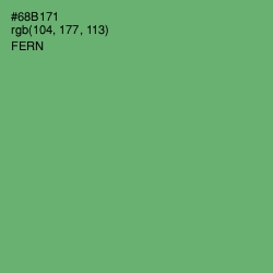 #68B171 - Fern Color Image