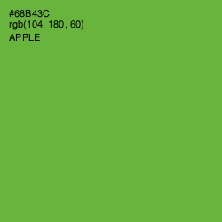 #68B43C - Apple Color Image