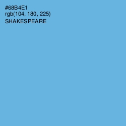 #68B4E1 - Shakespeare Color Image