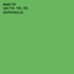 #68B75F - Asparagus Color Image