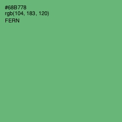 #68B778 - Fern Color Image