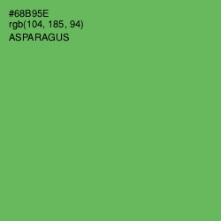 #68B95E - Asparagus Color Image