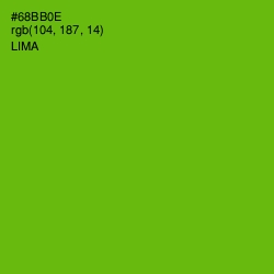 #68BB0E - Lima Color Image