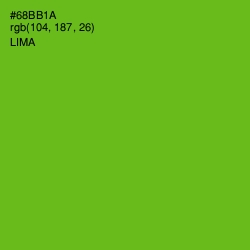 #68BB1A - Lima Color Image