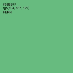 #68BB7F - Fern Color Image