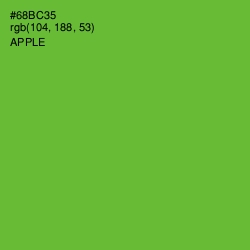 #68BC35 - Apple Color Image