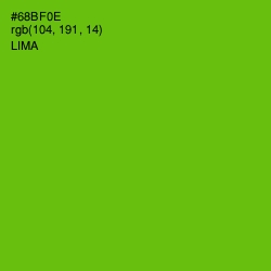 #68BF0E - Lima Color Image