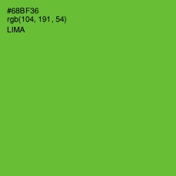 #68BF36 - Lima Color Image