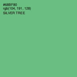 #68BF80 - Silver Tree Color Image