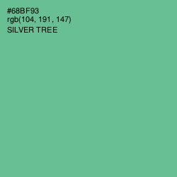 #68BF93 - Silver Tree Color Image