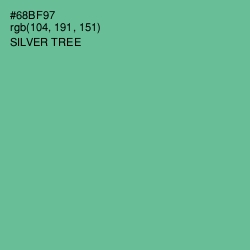 #68BF97 - Silver Tree Color Image