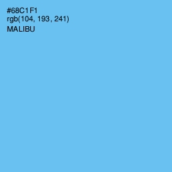 #68C1F1 - Malibu Color Image