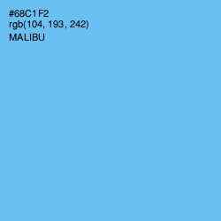 #68C1F2 - Malibu Color Image