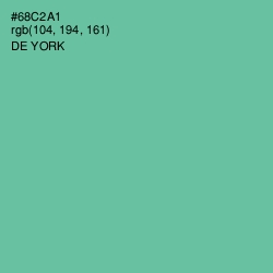 #68C2A1 - De York Color Image
