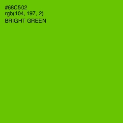 #68C502 - Bright Green Color Image