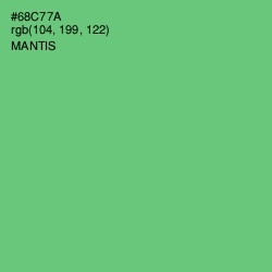 #68C77A - Mantis Color Image