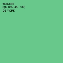 #68C88B - De York Color Image