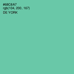 #68C8A7 - De York Color Image